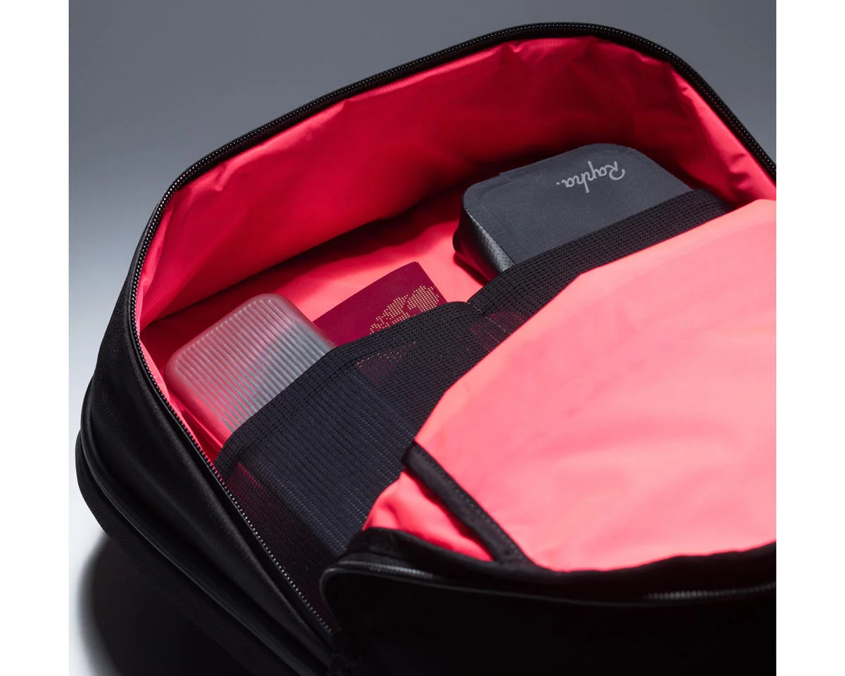 Rapha Domestique Backpack (Basic Black/Gray Pinstripe) (16L) - view 6